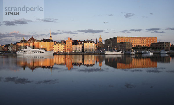 Ein Blick auf die Stadt Stockholm  Schweden.