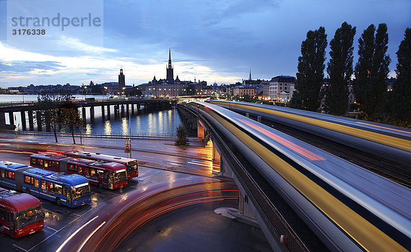 Stadtansicht von Stockholm.