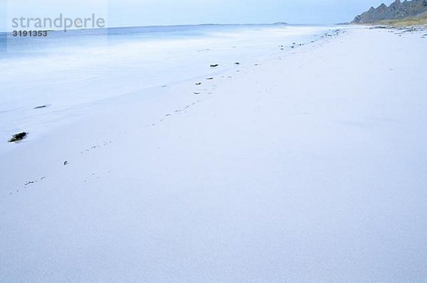 Eine leere Strand.
