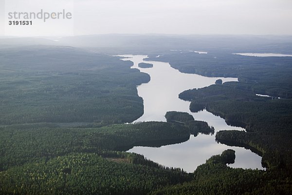 Seen von oben  Schweden.