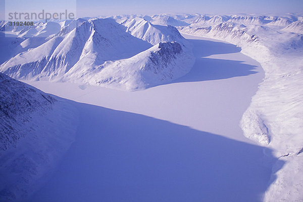 Verschneite Berge