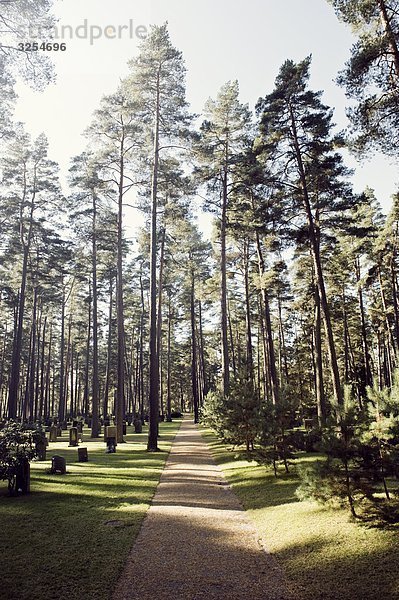 Skogskyrkogarden  a cemetery  Stockholm  Sweden.