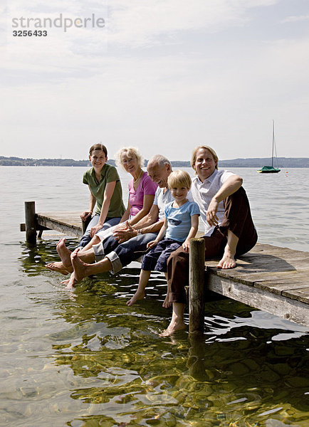 dreiköpfige Familie