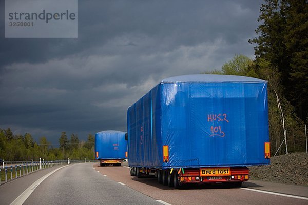 Long-distance lorry  Sweden.