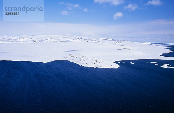 Ansicht des Scoresby Sund  Grönland.