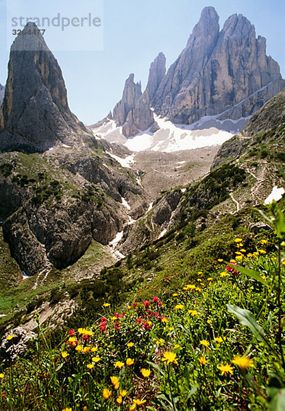 Val Fiscalina  Nationalpark von La Lista Sextner Dolomiten  Italien.