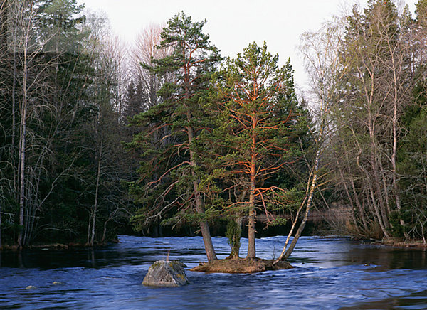 Ein Fluss  Schweden.