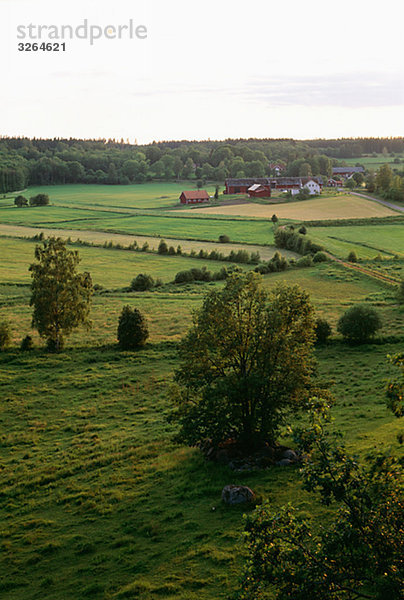 Agricultural district  Smaland  Sweden.