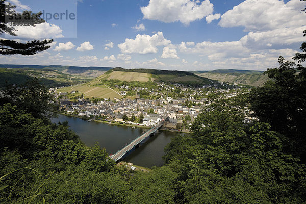 Deutschland  Rheinland-Pfalz  Blick auf die Stadt Traben-Trarbach