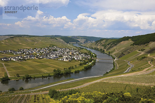 Germany  Rhineland-Palatinate  Moselle River near Trittenheim