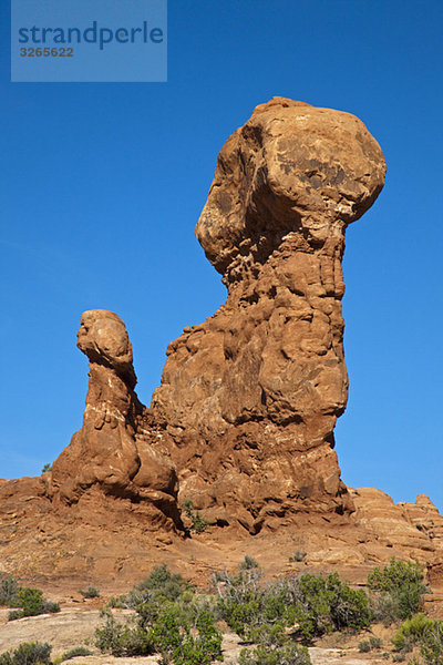 USA  Utah  Arches Nationalpark  Garten Eden  Felsformation