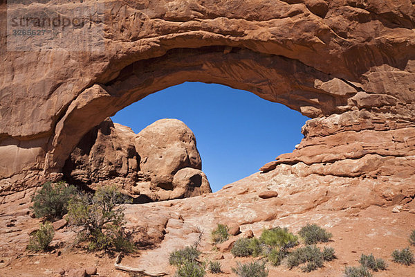 USA  Utah  Arches Nationalpark  Sektion Nordfenster