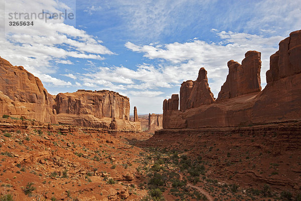 USA  Utah  Arches Nationalpark  Gerichtstürme