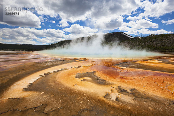 USA  Wyoming  Yellowstone Nationalpark  heiße Quelle
