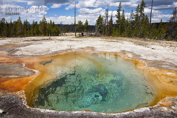 USA  Yellowstone Park  Feuerlochquelle