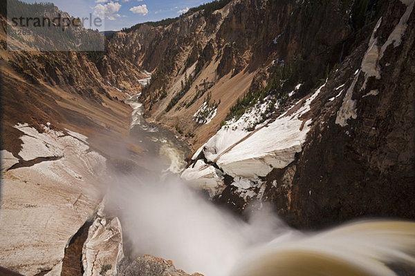 USA  Yellowstone Park  Untere Yellowstone Fälle