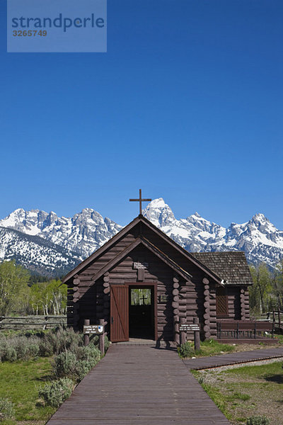 USA  Wyoming  Grand Teton National Park  Jackson Hole  Kapelle der Verklärung