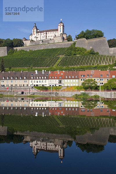 Deutschland  Bayern  Franken  Würzburg  Festung Marienberg
