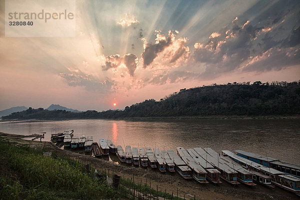 Mekong Fluss Luang Prabang Laos