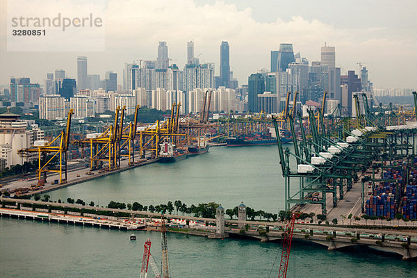 Singapur Hafen