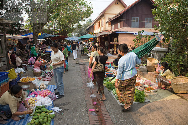 Vormittagsmarkt in Luang Prabang