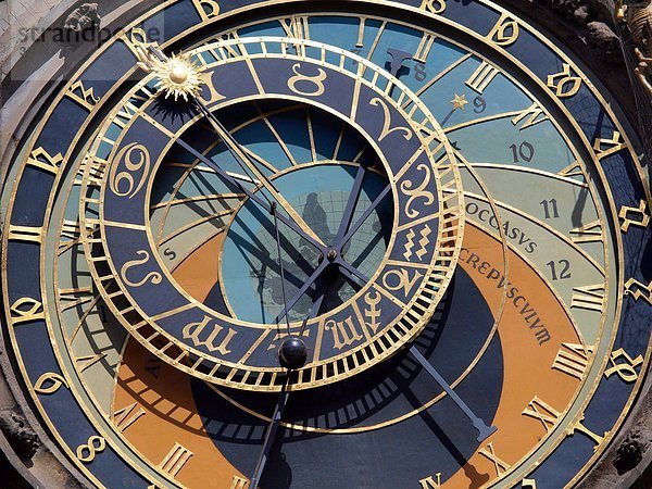 Astronomische Uhr  Prag  Tschechische Republik