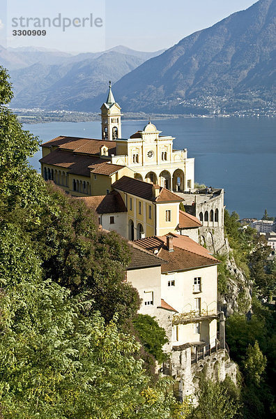 Wallfahrtskirche Madonna del Sasso  Locarno  Tessin  Schweiz