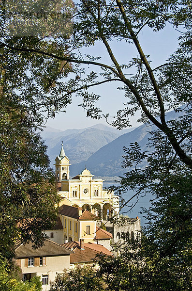 Wallfahrtskirche Madonna del Sasso  Locarno  Tessin  Schweiz
