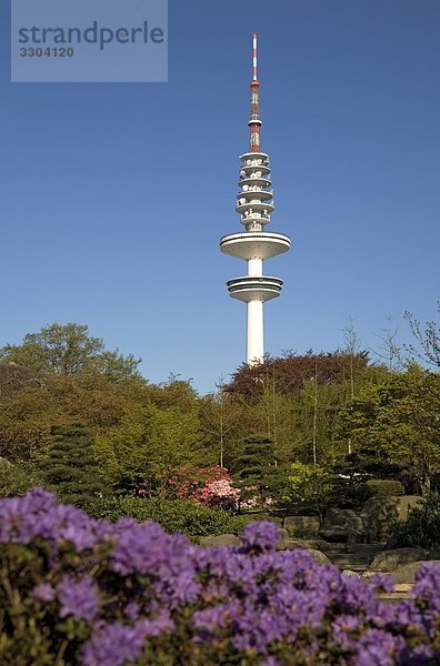 Fernsehturm  Planten un Blomen  Hamburg  Deutschland