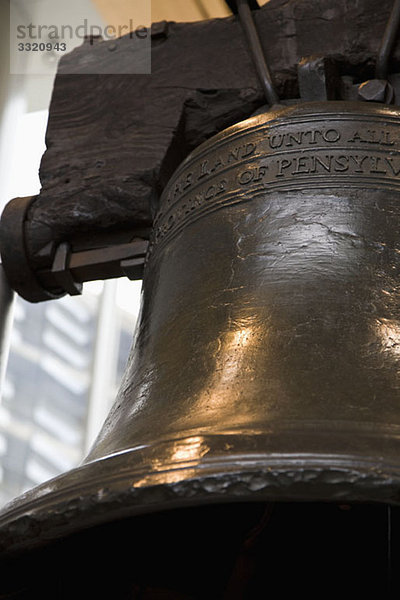 Detail der Freiheitsglocke  Philadelphia  PA  USA