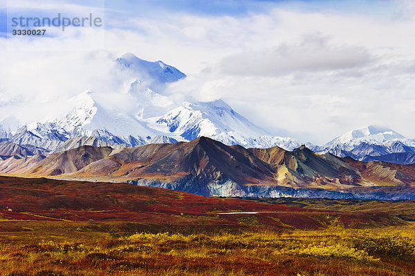 Mount McKinley vom Eielson Besucherzentrum  Denali-Nationalpark in Alaska