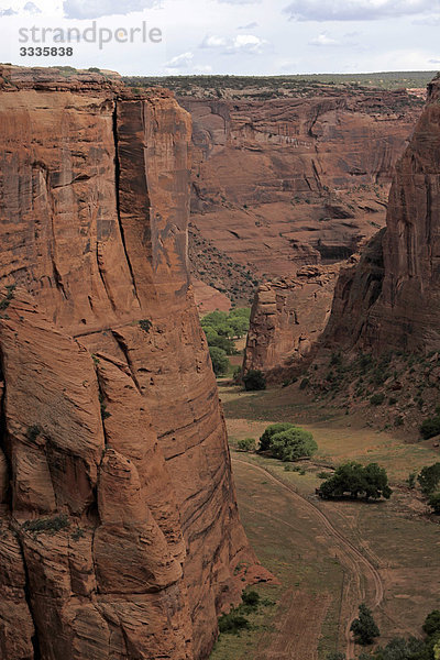 Canyon De Chelly  Arizona  USA  Vogelperspektive