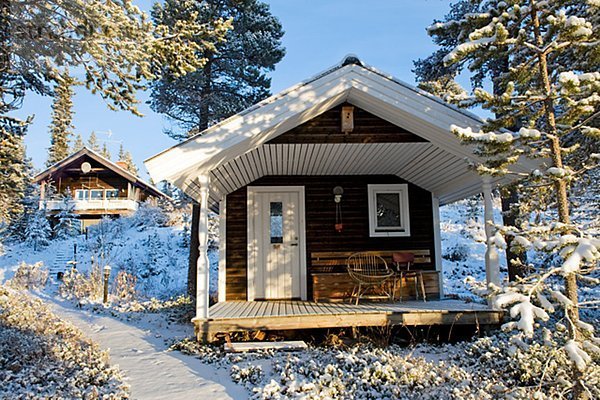 A mountain lodge  Sweden.