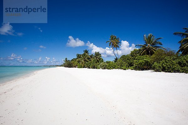 Eine Wüste Strand  der Malediven.