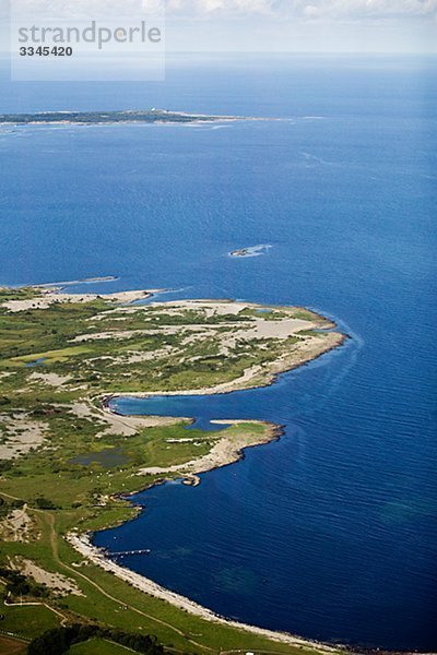 Marina und Küste  Bjare  Skane  Schweden.