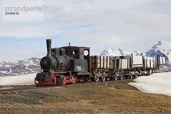 Eine alte Mine Train  Spitzbergen  Spitzbergen  Norwegen.