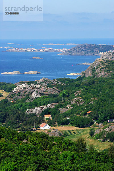 Blick auf das Archipel  Schweden.