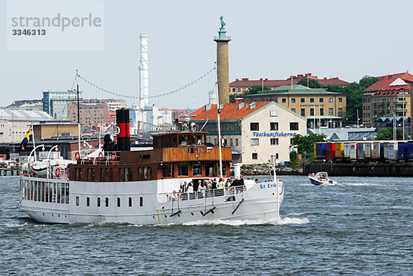 Steamboat in Gothenburg  Sweden.