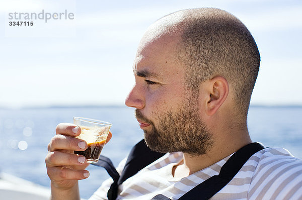 Mann Tasse Boot Espresso Schweden