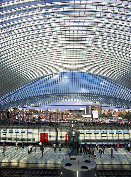 Belgien  Lüttich  Bahnhof Guillemins  Architekt Santiago Calatrava