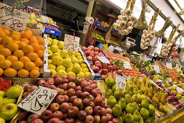 Obst-und Gemüsehändler-Markt