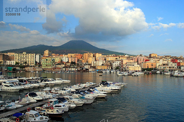 Hafen Hintergrund Kampanien Italien
