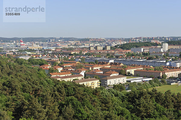 Blick von Hisingen  Göteborg  Schweden.