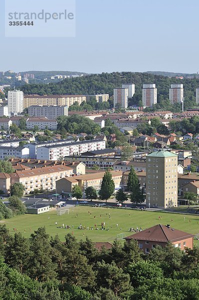 Blick von Hisingen  Göteborg  Schweden.