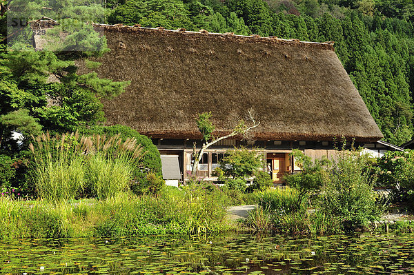 Außenaufnahme Ländliches Motiv ländliche Motive Tradition Stadt Architektur Dorf Kultur UNESCO-Welterbe Asien Honshu Japan japanisch