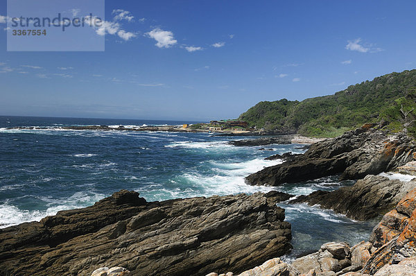Tsitsikamma-Nationalpark  Garden Route  Eastern Cape  Südafrika  rocky  Rock  rocky  Coast  Coastline  Meer  Ozean  Landschaft  Klippen
