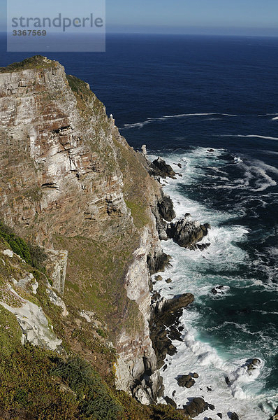 South Point  Table Mountain-Nationalpark  Kap-Halbinsel  Western Cape  Südafrika  Landschaft  seelandschaft  Küste  Klippe  Felsen  steile  Abgrund  Meer  Ozean  Landschaft  Natur  Felsen  Felsen