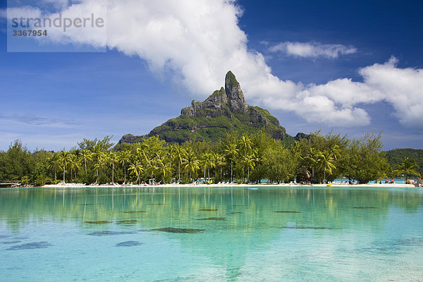 Tahiti  Gesellschaftsinseln  Bora Bora Island  Mount Pahia