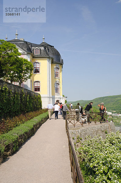 Rokoko-Schloss  Dornburger Schlösser  Dornburg  Thüringen  Deutschland  Europa