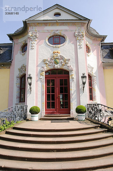 Eingang Zum Rokoko-Schloss  Dornburger Schlösser  Dornburg. Thüringen  Deutschland  Europa